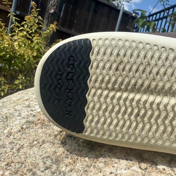 Cole Haan Crosscourt II Sneaker Mens Size 9 Grey Perforated Leather Casual Shoes - Picture 10 of 10